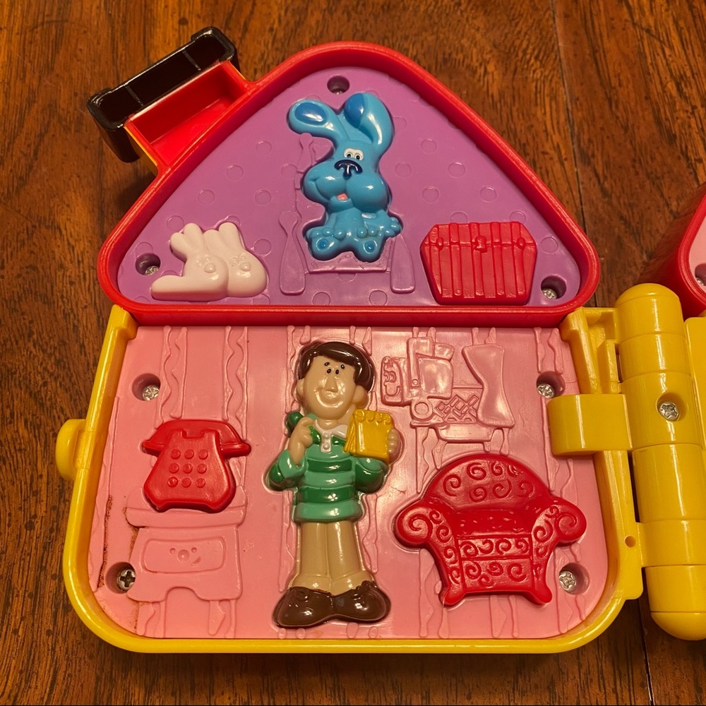 Blues Clues Talking Let's Find Playhouse Steve House Mattel 2001 - Picture 5 of 8